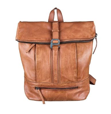 Bull & Hunt Rucksack rolltop backpack light tan Shopper Handtasche Ledertasche