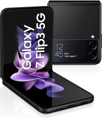 Samsung Galaxy Z Flip 3 5G, 128 GB, Phantom Black, NEU, OVP, versiegelt