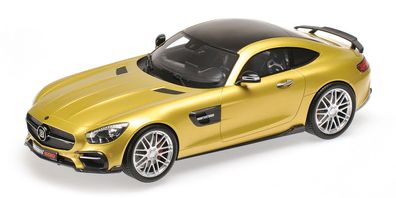 Minichamps - BRABUS 600 - 2016 (Basis Mercedes AMG GT S) - gold. LE. 1:18