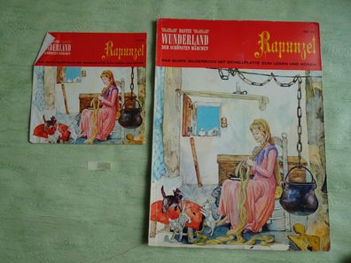 buntes Bilderbuch Cover Bastei Wunderland 22 Rapunzel