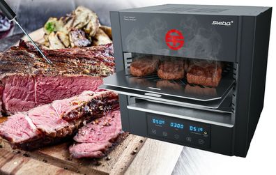Steba Power Steakgrill PS E2600 XL, großer Garraum, stufenlose Temperaturregelung