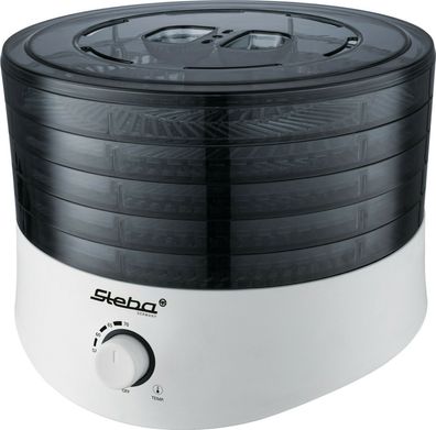 Steba Elektrischer Dörrautomat | 5 BPA freie Aufsätze | Temp. regelbar von 40-70°C