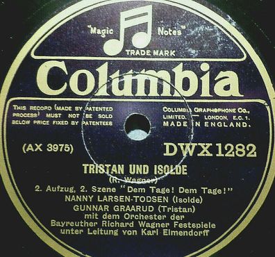 Various Artists & Elmendorff "Tristan und Isolde" Festspiele 1928 2x78rpm 12"