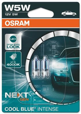 Osram 5W5 Cool Blue NextGeneration Standlicht, Leuchtmittel, Birne 5W. Xenon Look