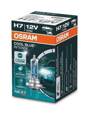 Osram H7 Cool Blue Next Generation, Xenon Optik,5000K,55 Watt Coolblue, Xenonlok