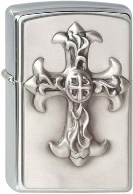 ZIPPO Feuerzeug 1300081 Gothic Cross Emblem