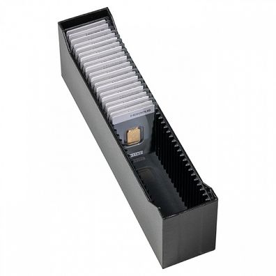 Leuchtturm Archivbox für 40 Goldbarrenim Blister Coin Cards Hochformat 365162