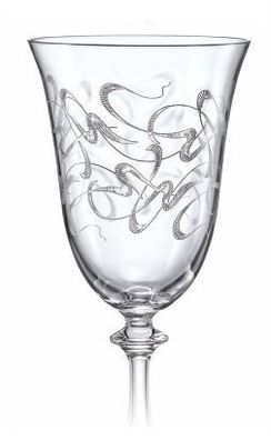 Bohemia Rotweingläser Weinglas Royal Ge. einheitliches Ornament 350 ml 6er Set
