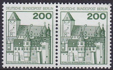 Germany BERLIN [1977] MiNr 0540 2er ( * */ mnh ) Burgen Schlösser