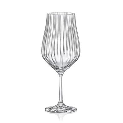 Bohemia Weingläser Kristallglas Weißweinglas Tulipa Optic 350 ml 6er Set