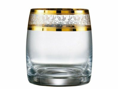 Wassergläser Whiskygläser Kristallgläser Ideal Gold 290 ml 6er Set