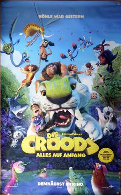 Die Croods - Alles auf Anfang - Original Kinobanner XXL - Filmposter