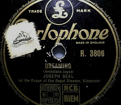 JOSEPH SEAL, Organ of the Regal Cinema "Destiny / Dreaming" Parlophone 1954 10"