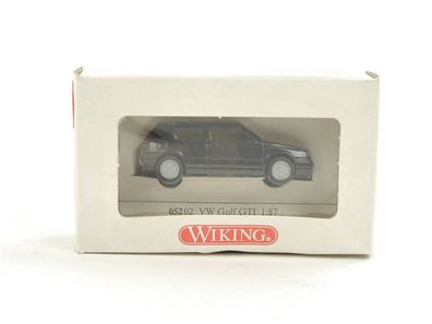 E169 Wiking H0 052 02 Modellauto PKW Volkswagen VW Golf GTI schwarz 1:87 * TOP*