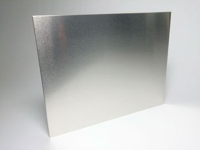 1,0mm Alublech silber Ral 9006 Zuschnitt Aluplatte Glattblech Aluminiumblech 