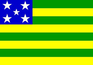 Aufkleber Fahne Flagge Goias (Brasilien) in verschiedene Größen