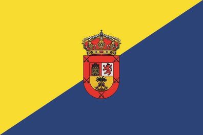 Aufkleber Fahne Flagge Gran Canaria in verschiedene Größen