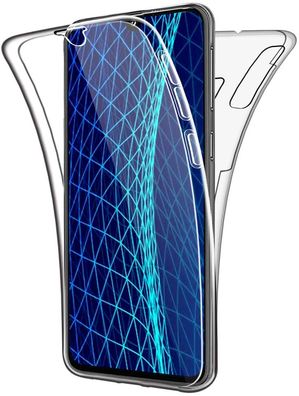 Full Cover Für Samsung Galaxy A40 SM-A405 Silikon TPU 360° Transparent Hülle
