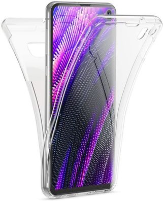 Full Cover Für Samsung Galaxy S10e Silikon TPU 360° Transparent Hülle Ohne Touch ID