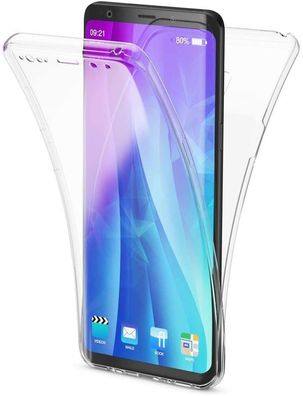 Full Cover Für Samsung Galaxy S9 Plus Silikon TPU 360° Transparent Hülle Cover
