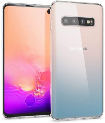 Full Cover Für Samsung Galaxy S10 Silikon TPU 360° Transparent Hülle Touch ID