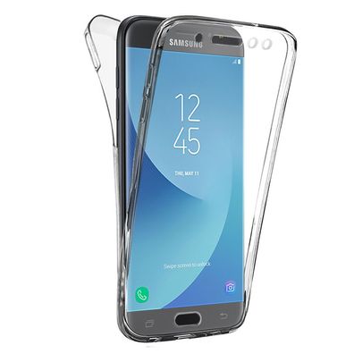 Full Cover Für Samsung Galaxy J5 PRO / J5 2017 J530 Silikon 360° Transparent Schut...