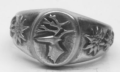 Ring Weltenbaum Irminsul mit Runenschrift RIng Ahnenerbe Lebensborn 
