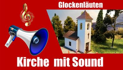 Kirche mit Sound | Fertigmodell mit Soundmodul | Spur N Kirchenglocken
