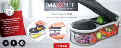 Gemüseschneider Maxxmee Obstschneider Zerkleiner Küchen-Genie Hobel Dicer NEU