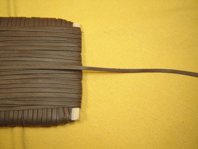 echt Leder Band braun beidseitig 4mm breit je 1 Meter Lederband