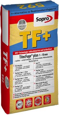 Sopro TitecFuge plus, 1 - 10 mm, TF + , Fugenmörtel, 15 kg