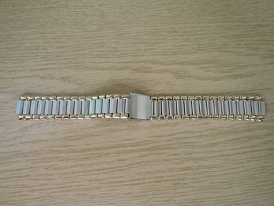 Uhrenarmband Edelstahl Ersatzband bicolor 10mm b309