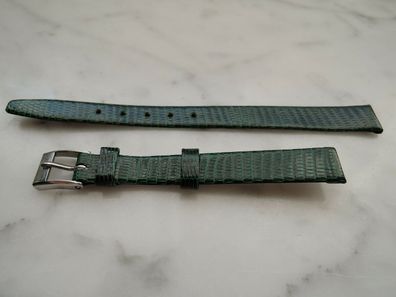 Leder Uhrenarmband Ersatzband grün 10mm b65