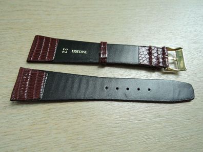 XL Leder Uhrenarmband Eidechse Ersatzband rot 22mm b72