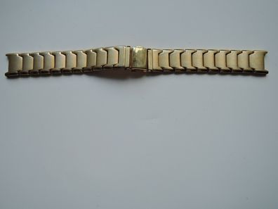 Uhrenarmband Edelstahl Ersatzband goldfarben 11mm b158
