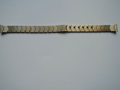Uhrenarmband Edelstahl Ersatzband goldfarben 12mm b161
