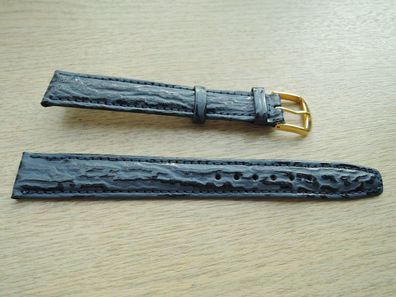 XL Leder Uhrenarmband Hai grau 16 mm b16