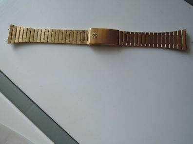 Uhrenarmband Edelstahl gold 16mm b211