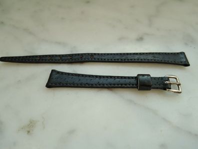 Uhrenarmband Ersatzband schwarz 10mm b575
