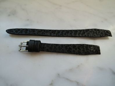 Uhrenarmband Ersatzband schwarz 10mm b662