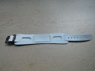 Uhrenarmband Unterlegband Weiss 18mm b510