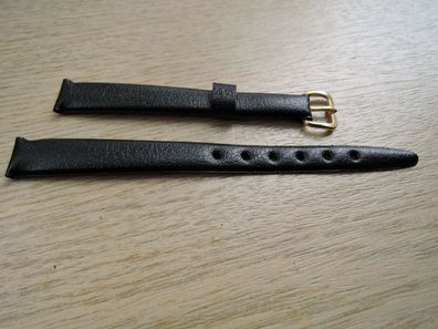 Kunststoff Uhrenarmband schwarz 10mm b115