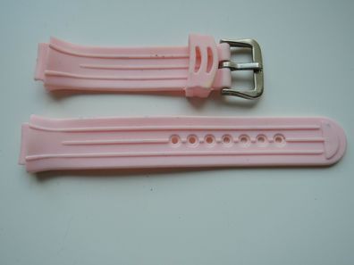 Kunststoff Uhrenarmband Ersatzband rosa 13mm b113