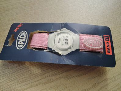 Kunststoff Uhrenarmband rosa 19mm b119