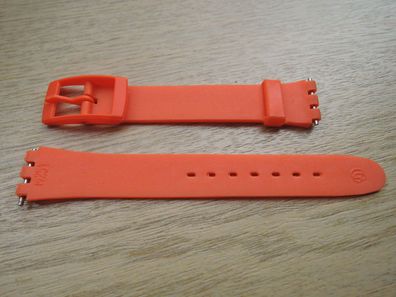 Kunststoff Uhrenarmband rot 12mm b430