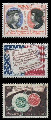MONACO 1962 Nr 689-691 gestempelt X3B5BFE