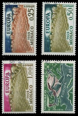 MONACO 1962 Nr 695-698 gestempelt X3B5D92