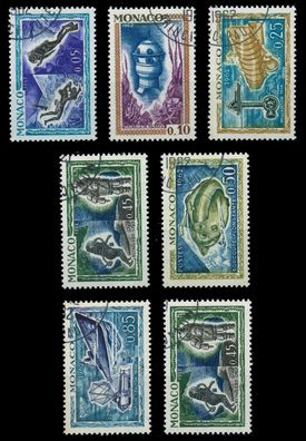 MONACO 1962 Nr 710-716 gestempelt X3B6032