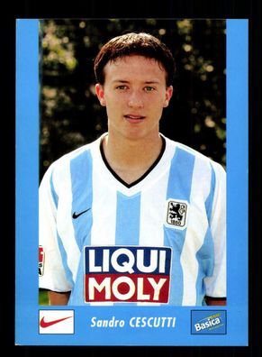 Sandro Cesutti Autogrammkarte TSV 1860 München 2002-03 + A 219060