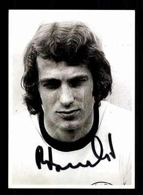 Rainer Bonhof Autogrammkarte DFB Weltmeister 1974 Original Signiert + 2